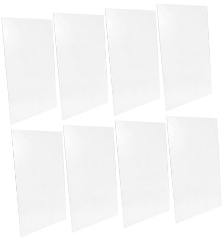 CIYODO 10piezas Paneles Acrílicos Transparentes Para Marco De Fotos Láminas Acrílicas De Reemplazo Para Manualidades Tableros Acrílicos Para Proyectos Creativos Estudio