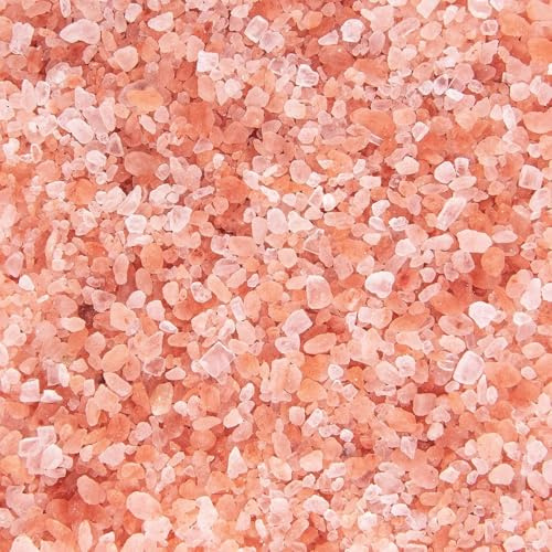 Himalaya sal fina 25 kg – sal natural de mesa y sal de mesa | sal de cristal rica en minerales sin aditivos | Sales de baño de naturaleza saludable con adhesivo Kajal (25 kg, sal rocosa)