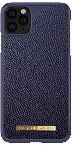 IDEAL OF SWEDEN Saffiano Backcover Blau kompatibel mit iPhone 11 Pro Max, Mehrfarbig, IDFCSA-I1965-50