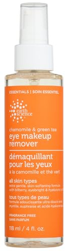 Earth Science, Makeup Remover Eye Chamomile Green Tea, 4 Fl Oz