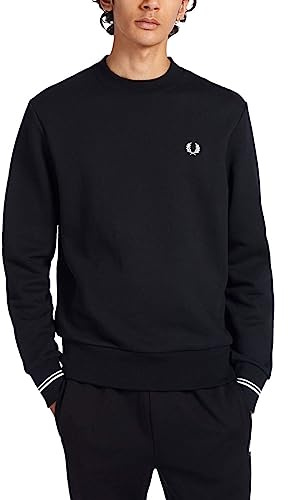 Fred Perry Crew Neck Sweatshirt, Sweatshirt - XS