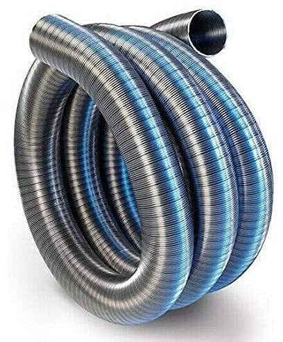 Tuyau flexible de cheminée en acier inoxydable 150 mm/3 m
