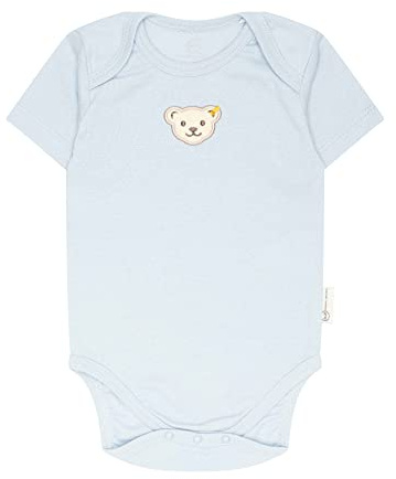 Steiff Unisex Baby Body Amerikanischer Kragen Kurzarm Unterwäsche