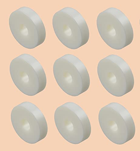 TERF® White Nylon Spacer Washer M6 (6mm) X 24mm X 10mm Nylon Spacer Washers Size: 6mm Inside Diameter (Hole) X 24mm Out Side Large Diameter X 10mm Thickness - Pack of 8