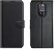 Generic Fixgut Handyhülle, Klapphülle, Schutzhülle, hochwertige Ledertasche mit Kartenfächern und Standfunktion für emporiaSMART.5 - Schwarz Emporia Smart5