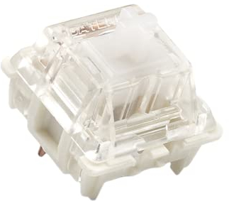 Packung mit Gateron ks-9 G PRO Tastenschaltern für Mechanische Tastaturen | Platte Montiert | Vorgeschmierte Switches (Gateron PRO Clear, 90 Stück)