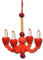 Graupner Holzminiaturen® | Leuchterspinne als Christbaumschmuck | Original Erzgebirgische Holzkunst® | Hochwertige Handarbeit | Besondere Deko Baumbehang Puppenstube