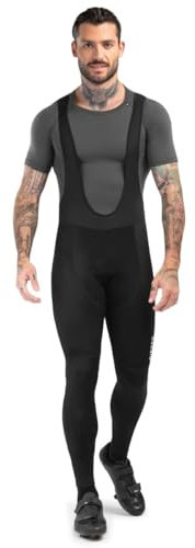 SIROKO - Salopette Lunga da Ciclismo Black Sea - XS - Nero