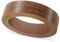 ben+camilla.com Selbstklebender Kantenumleimer | Nussbaum 19 mm x 5 m Rolle (matt glatt) | Kantenschutz zum Überkleben - wie Klebeband OHNE Bügeln | Premium Qualität für professionelle Ergebnisse