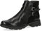 CAPRICE 9-25429-41, Botines planos con cordones para Mujer, Negro (Black Comb), 38.5 EU