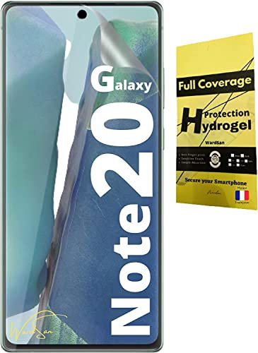WardSan [Lot de 2 Pour SAMSUNG GALAXY NOTE 20 5G 6.7 Film Protection d'écran Hydrogel HD Transparent | Protecteur Souple TPU [Haute Sensibilité] [Compatible avec Coques](Pas Verre Trempé)