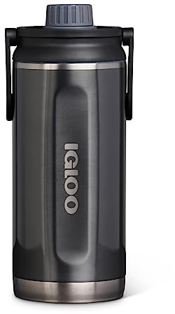 Igloo, Twist 'n' Chug Flasche aus Edelstahl, 1020 ml, Karbonit