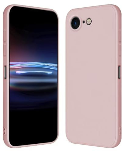 RankOne Custodia per iPhone 7 / iPhone 8 / iPhone SE 2020 / SE 2022 (4.7 Inches) Cover Morbida in Silicone TPU - Polvere di sabbia