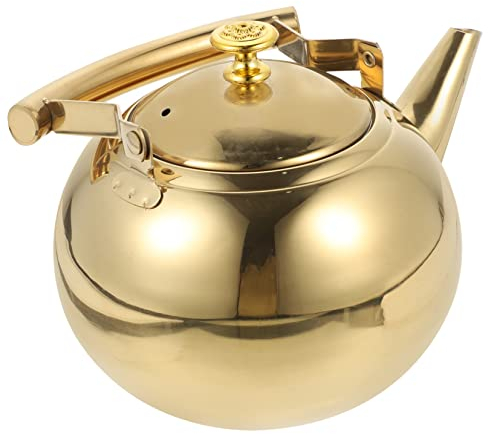 Cabilock Pentola filtro bottiglia d'acqua teiera turca teiere per tè sfuso gongfu teiera in metallo fornello tè bollitore elettrico bollitore addensato