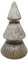 Dadeldo Living & Lifestyle Weihnachtsbaum Porzellan braun 18cm Weihnachtsdeko