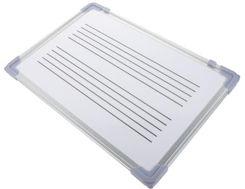 AOKWAWALIY Löschbares Notenlinien Whiteboard 30x45cm Doppelseitige Magnetische Lehrtafel Trocken Abwischbar Für Musikunterricht Und Schüler Für Musiklehrer Und Lernende