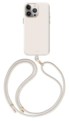 Coehl Crème Handyhülle Kompatibel mit iPhone 15 Pro, MagClick Magnetische Aufladung Kompatibel mit Band (Elfenbein)