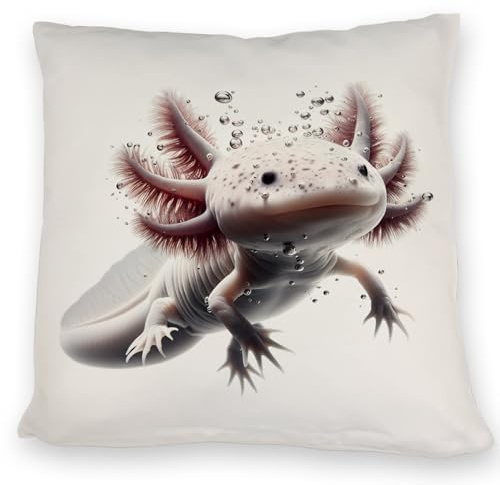 speecheese Axolotl Kissen Bezauberndes Axolotl Kissen Perfekt für Amphibien-Liebhaber Aquarium Deko Salamander Unterwasser-Motiv Zum Schwimmen Relaxen