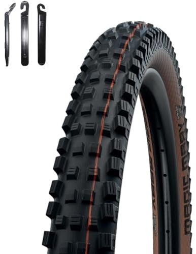1 x Faltreifen Schwalbe Magic Mary Evolution Super Gravity E-50 Schwarz/Bronze 62-584 (27.5x2.40) inkl. Reifenheber