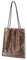DGAZ Seide Designer Tasche für Damen, Luxus Handtasche Shopper mit Reißverschlusstasche, Groß Umhängetaschen Hobo Tasche (Leopard A)