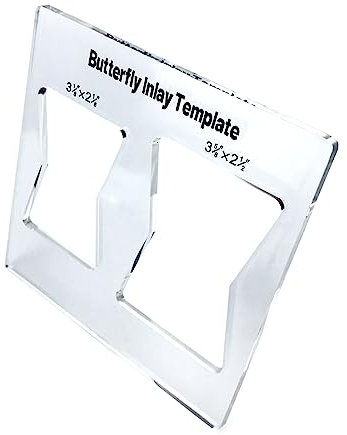 Modelli di intarsi a farfalla Router e modelli decorativi per la lavorazione del legno Router Jig Template Butterfly Inlay Template