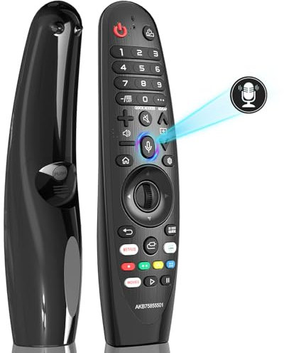 CChubaji Universal Voice Remote Control with Voice and Pointer Function Compatible with LG 2018-2024 UHD OLED QNED NanoCell 4K 8K Smart TV