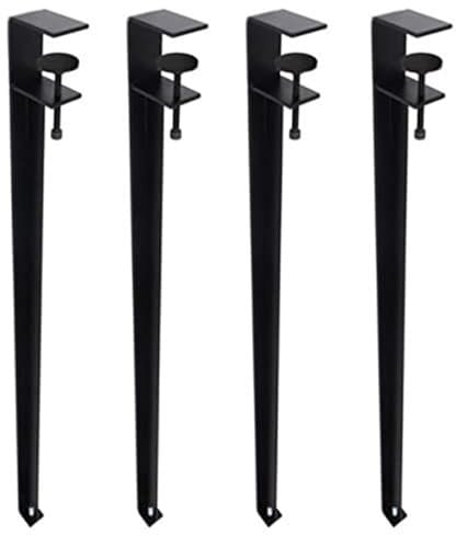 Table legs F-Shape Table Clamp Legs,4x Adjustable Metal Table Legs,Iron Furniture Legs,for DIY Coffee Table Dining Desk Console No Drill Table Legs,Includes Protection Pad & Allen Key(Black,71cm)