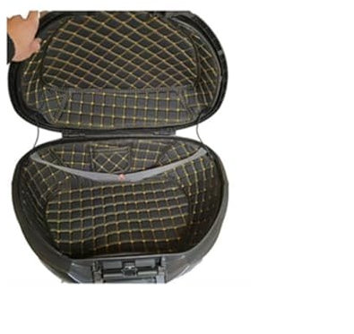 DEMULAX, for SHAD SH46 SH 46 Kofferraumauskleidung Gepäckbox Innenpolster Container Heckverkleidung hinten, for Sitz, Tasche schützen Motorradzubehör Topcase-Innenpolster(Black Black)