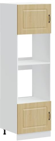 vidaXL Armoires de Four 2 pièces Kalmar en Bois d'ingénierie chêne Sonoma