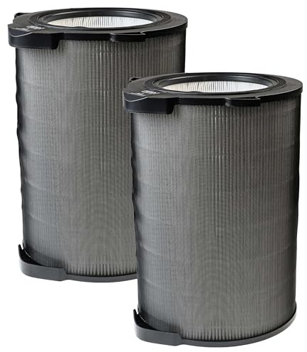 vhbw 2x H12 Filter compatible with AEG AX 91 600 CADR, AX91-604DG, AX91-604GY Air Cleaner - Spare Air Filter