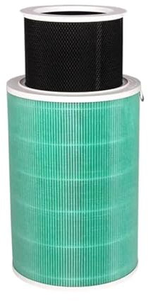 GFRWKCEX Air Purifier Filter ,Compatible For Xiaomi, Air Purifier Mi 2/1/2S/3/ 3H/Pro Air Purifier H13 Carbon HEPA Filter(Green With RFID)