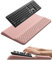 VAYDEER Ergonomic Keyboard Wrist Rest with Stand – 2-in-1 Keyboard Riser & Soft Memory Foam Support Pad for Typing, Wrist Pain Relief, Non-Slip Tray for Office, Home or Gaming Setup-Pink