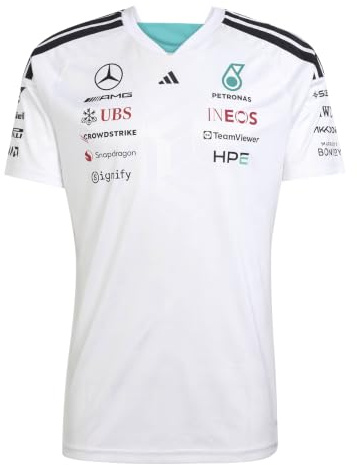 Adidas Herren Mercedes - Amg Petronas Formula 1 Team Driver Jersey Short Sleeves