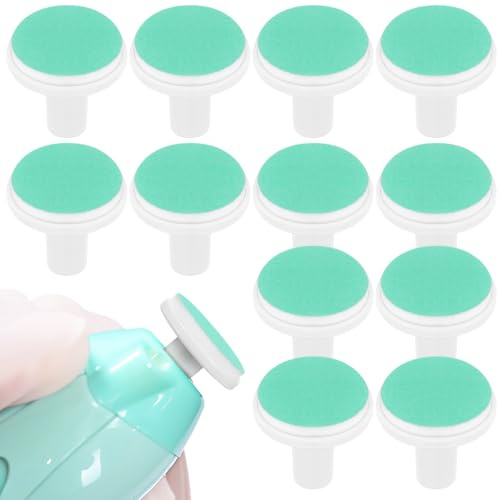 Baby Nagelfeile Elektrisch Ersatz SchleifköPfe 24 StüCk Nageltrimmer ZubehöR FüR Kleinkinder Praktische Nagelpflege FüR Babys Und SäUglinge Kompatibel Mit Elektrischen Nagelschleifern