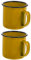Hemobllo Tazza da Vintage 2 Pezzi in Acciaio Inossidabile Tazze per Tè e Latte Resistente e Inodore per Feste e Uso