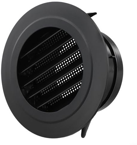 Abnehmbares Lüftungsgitter für Klimaanlage mit Netzabdeckung, Filter, ABS, Deckenmontage, Luftkanalauslass (100 mm)