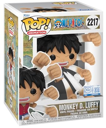 Funko POP! Premium: One Piece - Luffy - Gum Gum Gatling - Amazon Exclusive - Collectable Vinyl Figure - Gift Idea - Official Merchandise - Toys For Kids & Adults - Model Figure for Collectors
