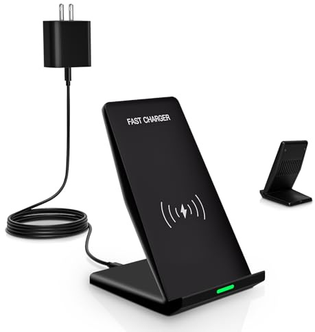 Wireless Charger Station,15W Desk Wireless Charging Stand 20W USB C Adapter for Apple iPhone 17 Pro/17/17/Air/16 Pro/16E/16 Plus/15/14/13,Samsung Galaxy S25/S24/S23/S22/Z Flip Fold/Note 20,Google etc