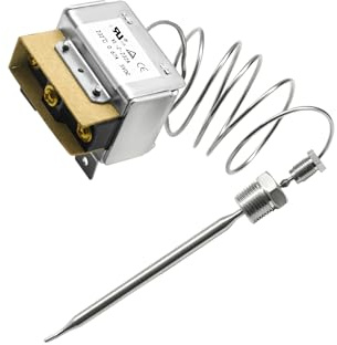 1177 High Limit Switch with 3/8 Mpt Stuff Box Hi Limit 232℃/450°F Replacement for ATOSA,IMPERIAL，ROBERTSHAW etc Deep Fryer,Replace LCCM2003000 301030005 ETC.