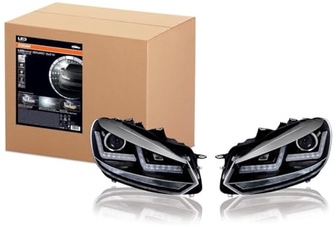 Osram LED Driving XENARC Golf VI Chrome, LED, Scheinwerfer, LEDHL102-CM, 12V, 1 Set, Fahrzeugspezifische, Linkslenker