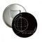 DIYthinker Mathe Kenntnisse sichergestellt Sphere Gleichung Runde Flaschenöffner Kühlschrankmagnet-Abzeichen-Knopf-3pcs Geschenk Silber