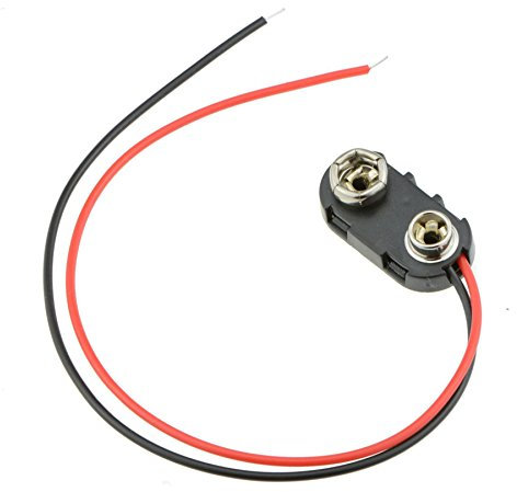 50 x PP3 9V Battery Connector Tinned Wire Leads 150mm