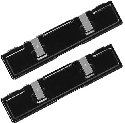 sourcing map 2 Pieces Black Aluminum DDR Memory Heatsink Radiator Shim Cooler Cooling Heat Sink for DDR2 DDR3