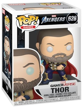 Funko POP! Marvel: Avengers Game - Thor (Stark Tech Suit) | Official Video Games Merch - Collectable Vinyl Figurine for Shelf Display - Birthday Gift Idea for Fans and Collectors