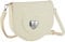 dressforfun 900650 Damen Trachten Handtasche mit Herz Motiv, Schicke Trachtenhandtasche in Wildlederoptik (Beige | Nr. 303265)