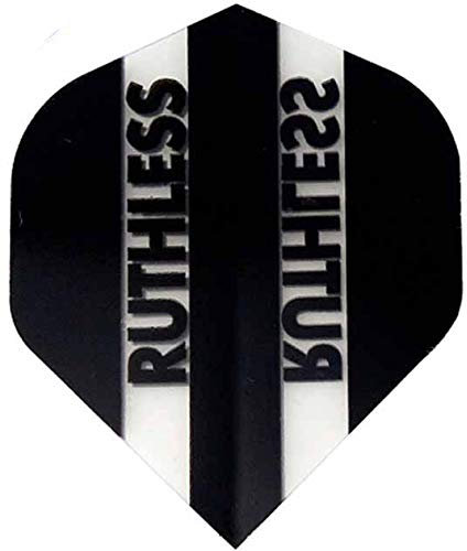 ABC Darts Flights - Ruthless Flights Classic Schwarz - 10 sätz (30 stück Dart Flights)