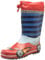 Playshoes Stivali di Gomma Con Coulisse Unisex - Bambini e ragazzi, Auto Da Corsa, 23 EU