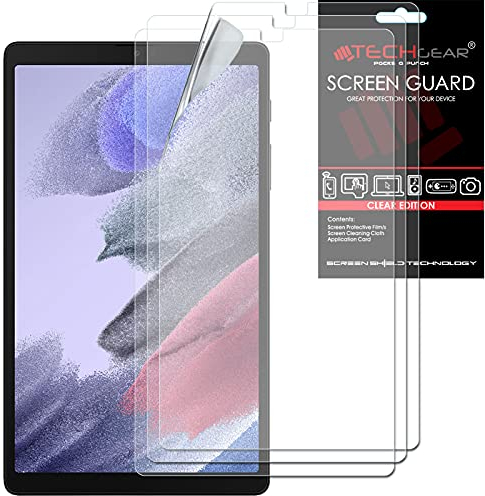 TECHGEAR 3 Pack Galaxy Tab A7 Lite 8.7 Screen Protectors (SM-T220 / SM-T225), Ultra CLEAR Screen Protector Guard Cover Designed for Samsung Galaxy Tab A7 Lite 8.7 2021