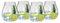 Riedel - Gin Gläser - Optical O - Glas - 12,4 cm - 4er Set