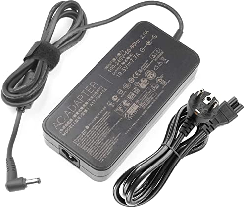 150W 19.5V 7.7A A17-150P1A ADP-150NB D Caricabatterie compatibile per ASUS ROG G53 G53S G53SX G53SW G71G G71V G72GX G73 G73J G74SX G51JX G51VX L5800GX GL503G GL503GE GL703G Alimentatore per laptop